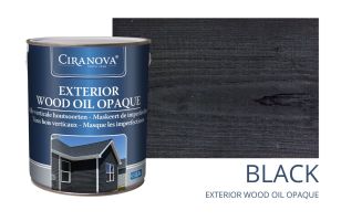 BLACK Ciranova Exterior Wood Oil Opaque