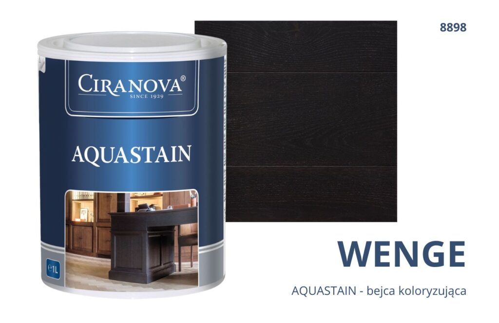 Aquastain CIRANOVA bejca wodna koloryzująca do drewna kolor WENGE 8988