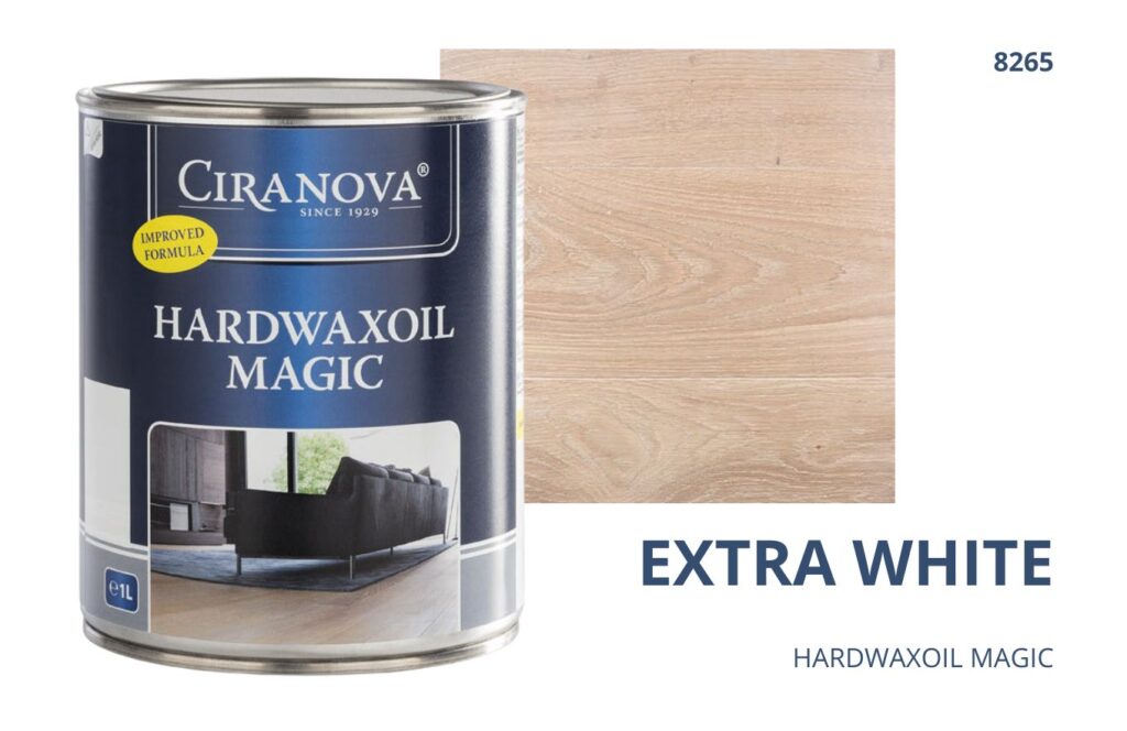 Hardwaxoil MAGIC CIRANOVA twardy olej woskowy szybkoschnący magic ciranova EXTRA WHITE 8265