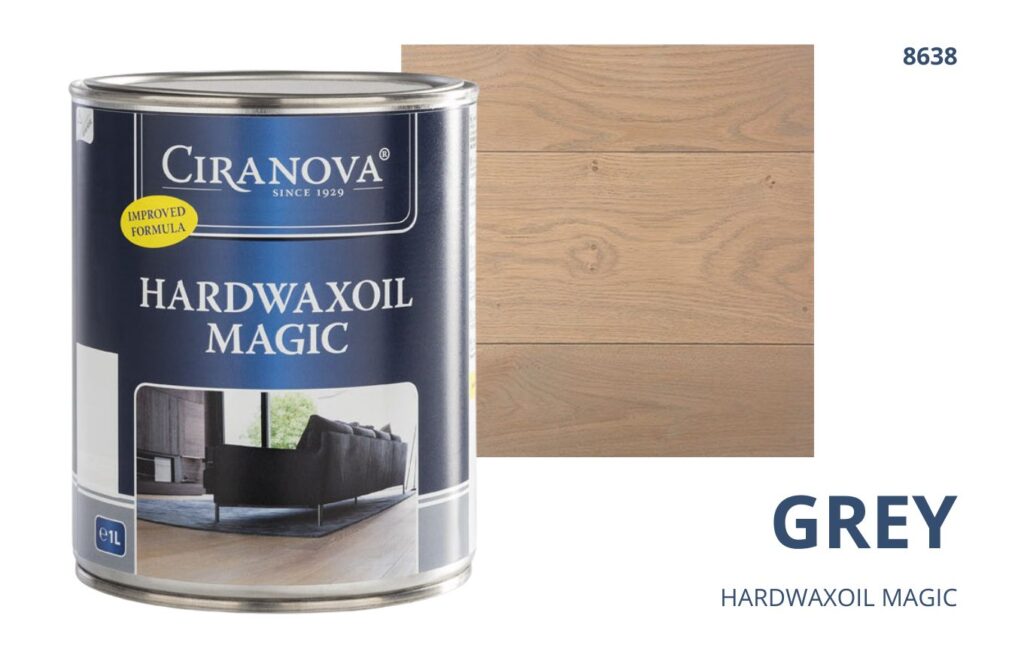 Hardwaxoil MAGIC CIRANOVA twardy olej woskowy szybkoschnący magic ciranova GREY 8638