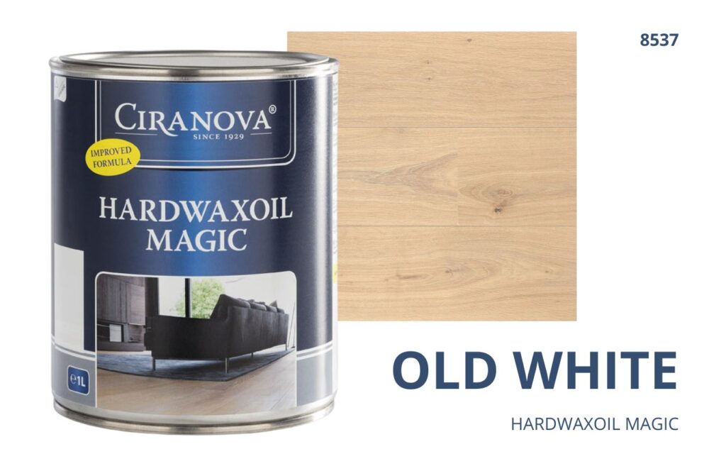 Hardwaxoil MAGIC CIRANOVA twardy olej woskowy szybkoschnący magic ciranova OLD WHITE 8537