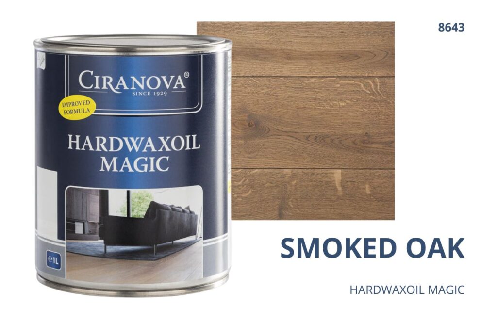 Hardwaxoil MAGIC CIRANOVA twardy olej woskowy szybkoschnący magic ciranova SMOKED OAK 8643