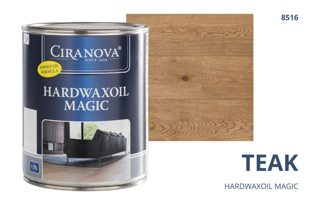 Hardwaxoil MAGIC CIRANOVA twardy olej woskowy szybkoschnący magic ciranova TEAK 8516
