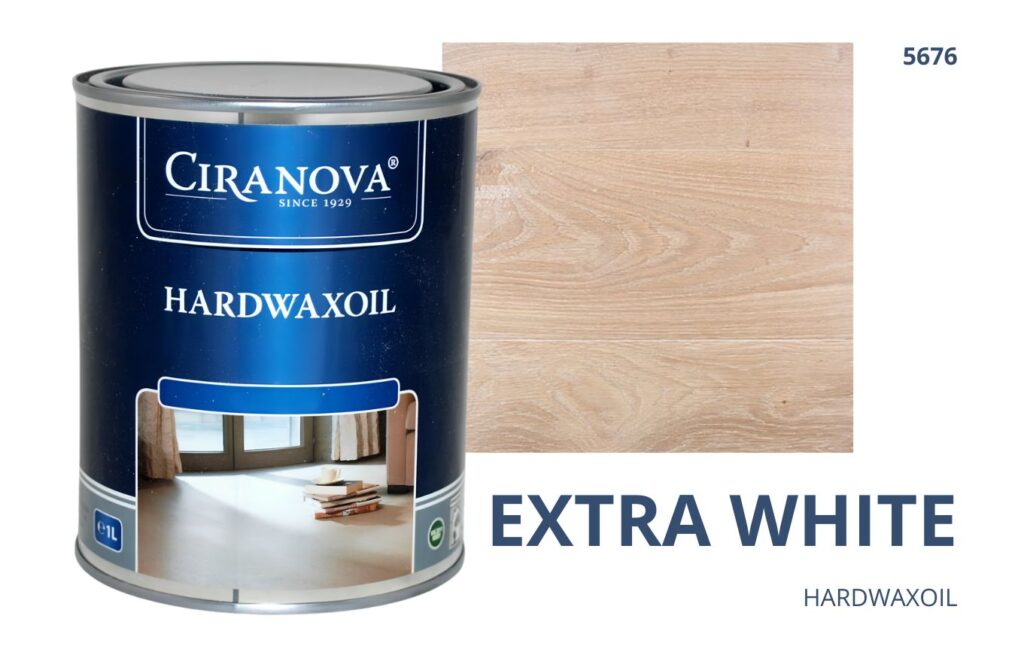 CIRANOVA Hardwaxoil olejowosk wosk twardy olejny do drewna hard wax oil do podłóg EXTRA WHITE 5676