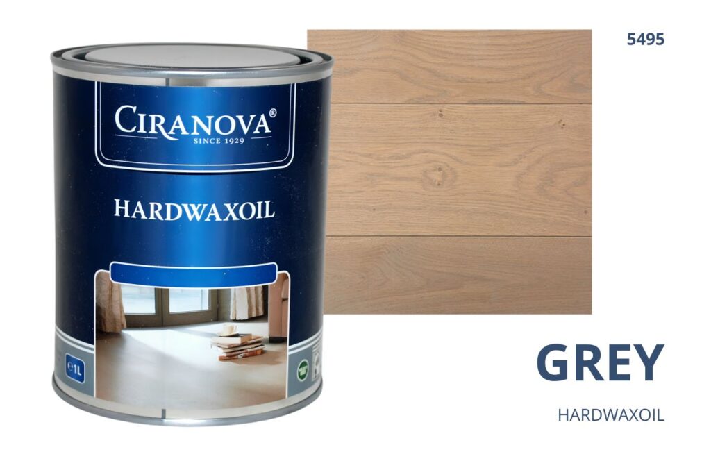 CIRANOVA Hardwaxoil olejowosk wosk twardy olejny do drewna hard wax oil do podłóg GREY 5495