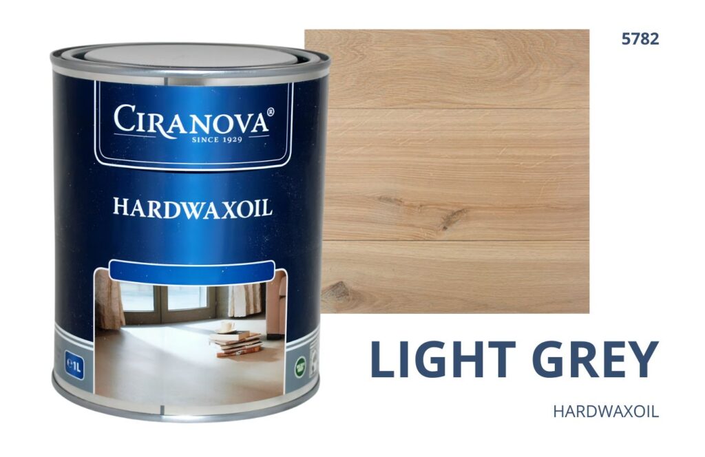 CIRANOVA Hardwaxoil olejowosk wosk twardy olejny do drewna hard wax oil do podłóg LIGHT GREY 5782