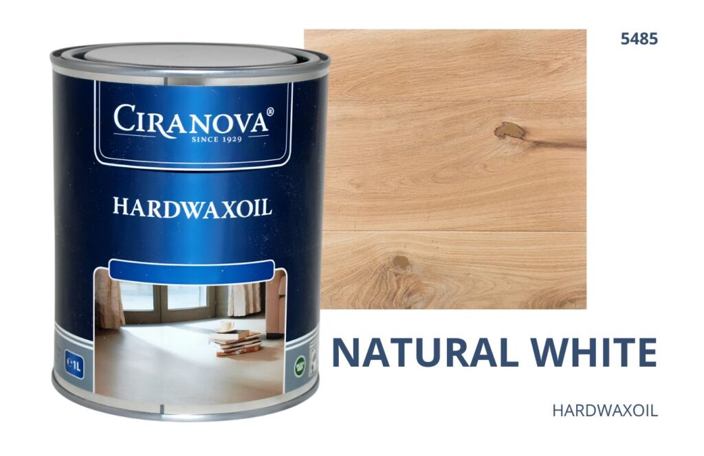 CIRANOVA Hardwaxoil olejowosk wosk twardy olejny do drewna hard wax oil do podłóg NATURAL WHITE 5485