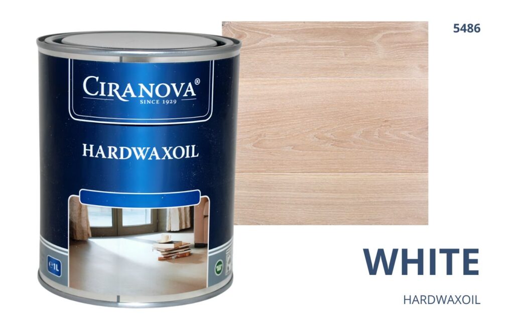 CIRANOVA Hardwaxoil olejowosk wosk twardy olejny do drewna hard wax oil do podłóg WHITE 5486